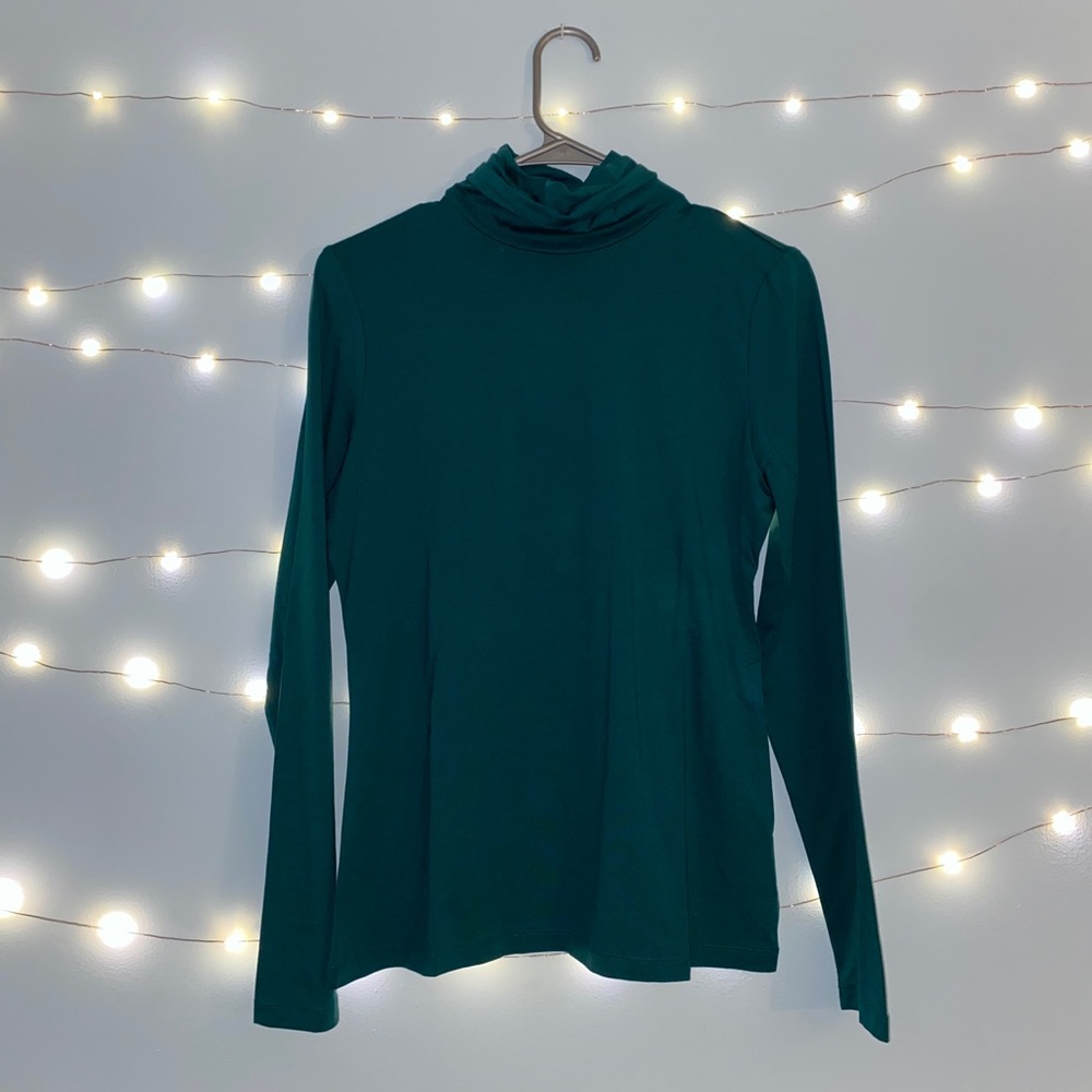 Green Turtle Neck